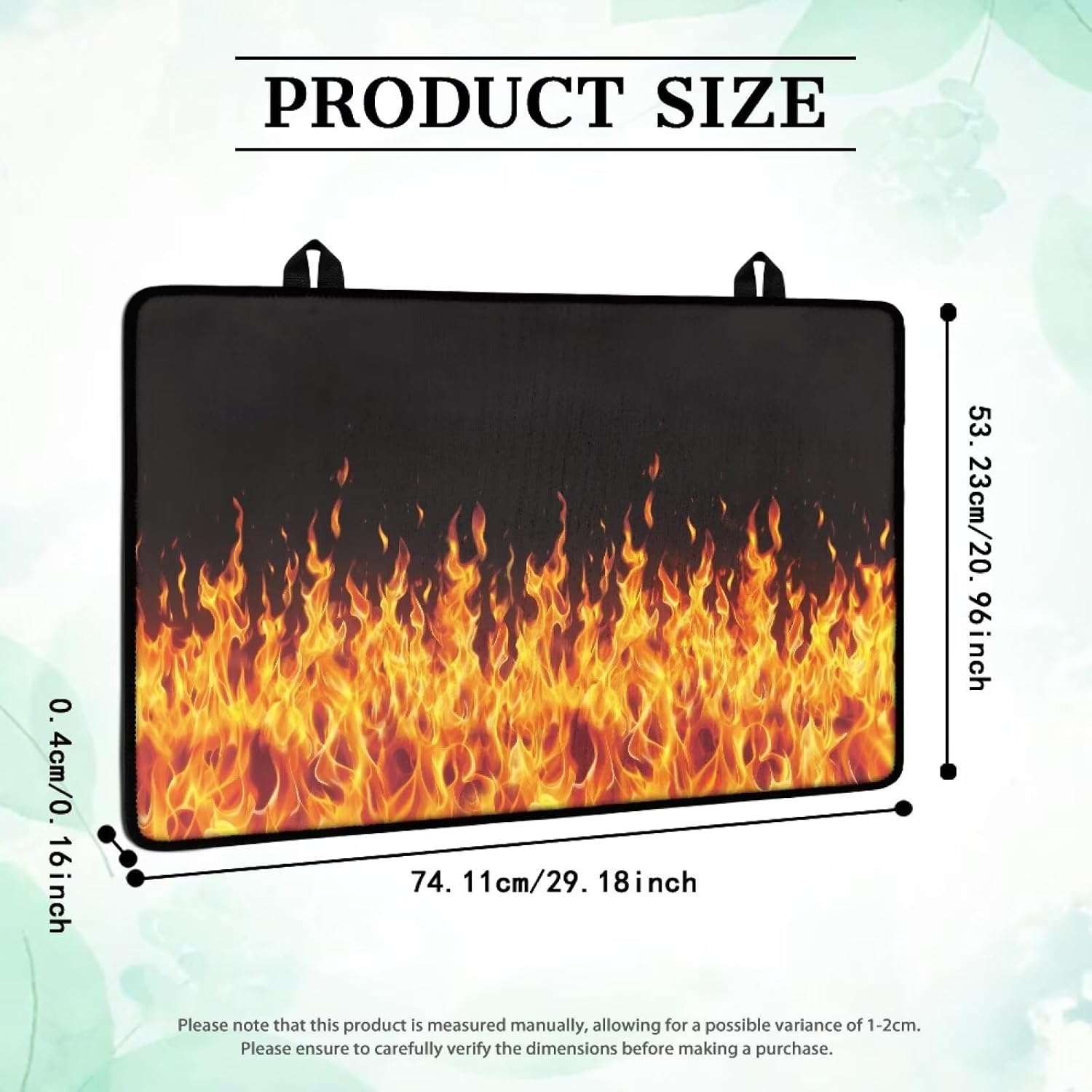Electric Cooktop Heat Mats Flame Printed Gas Stove Countertop Cover 2025 Kitchen Essentials Anti-slip Protects Countertop Stain Resistant Convenient to clean Suitable for protecting cookware
