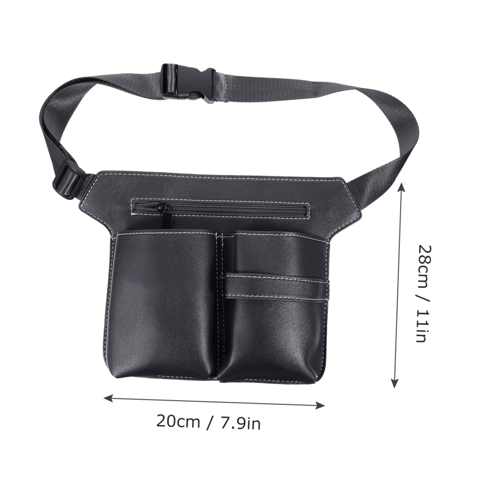 IWOWHERO Hair Stylist Belt Barber Fanny Pack Scissors Pouch Hair Dressing Essentials Waist Bag