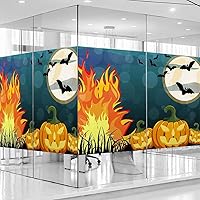 Vista 10 de Película de vidrieras verde y blanco para puertas de vidrio, película de privacidad esmerilada para ventana, calcomanías de vidrio estático