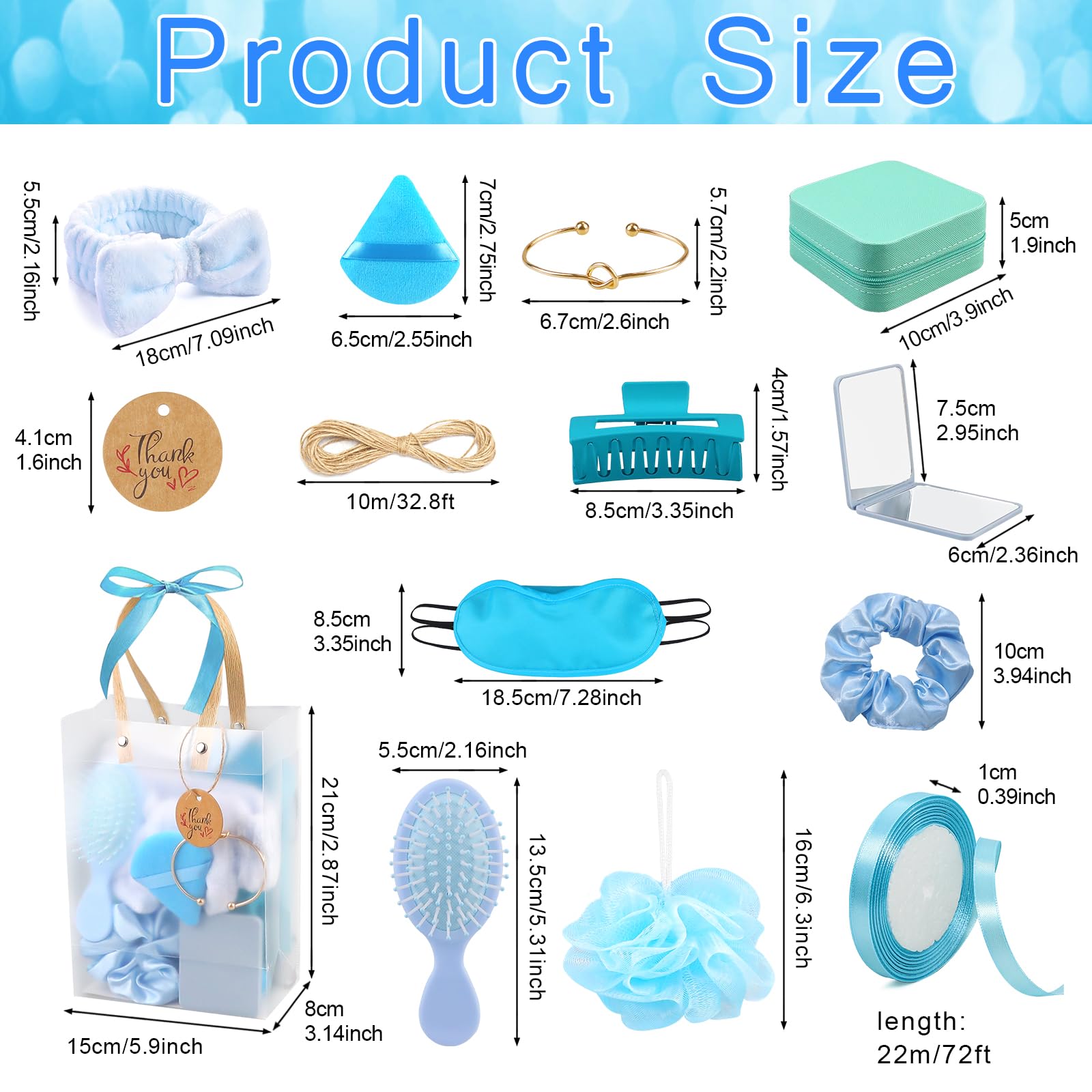 Amazon.com: Haiabei 6 Sets Blue Baby Shower Prizes for Game  display picture 1