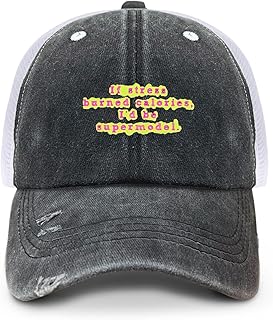 If Stress Burned Calories I'd be a Supermodel Golf Hats Cycling caps for Dad