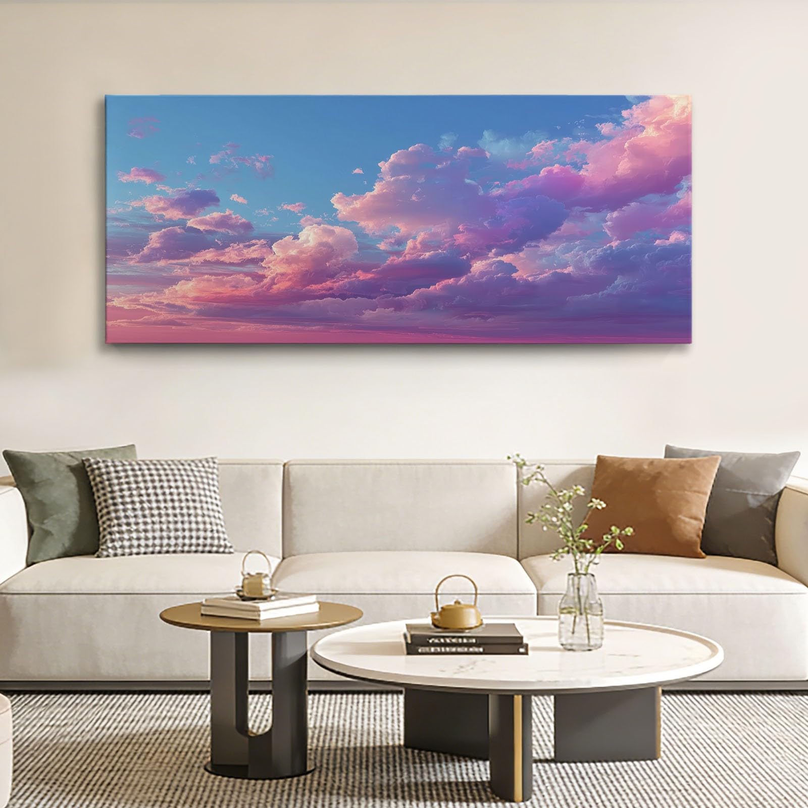 Cuadro con marco 70 x 50 cm – Paisaje pacífico