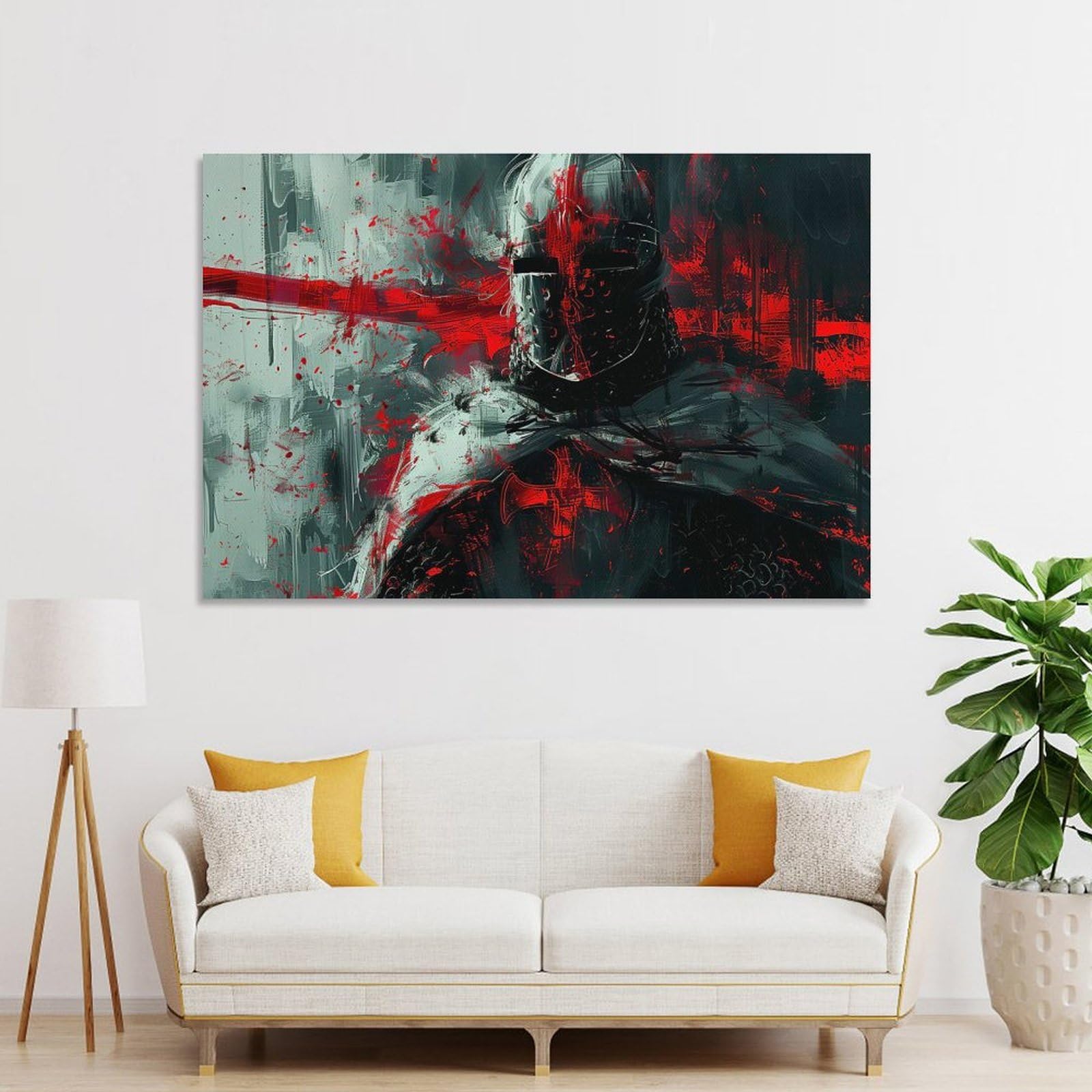 Junmoney For The Holy One Room Decor Wall Art, 20x30inch(50x75cm), for Home Office, Desk Area Or Studio, An Interior Accent for Desk Areas
