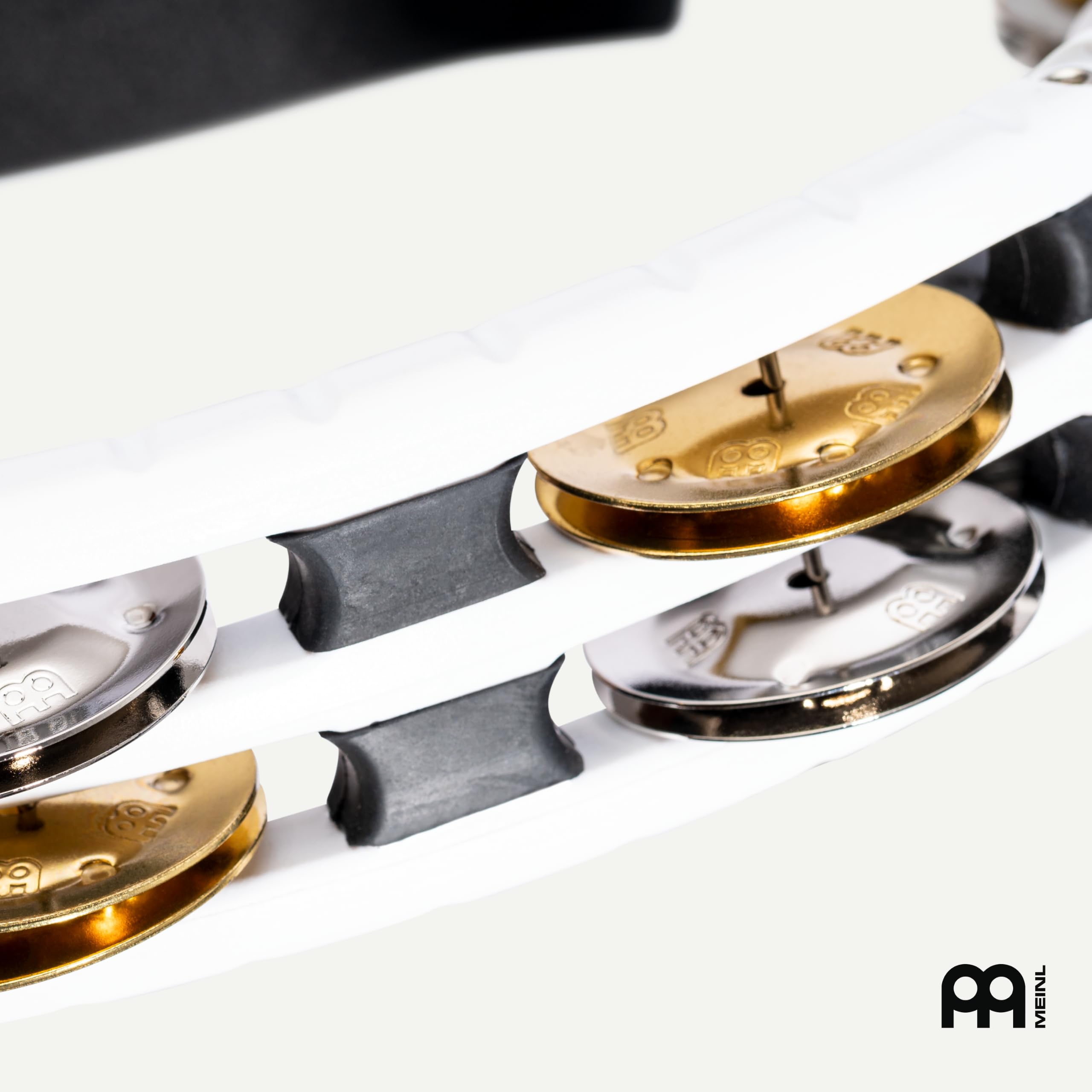 Meinl Tambourin main TMT1 m-WH, White - Tambourin