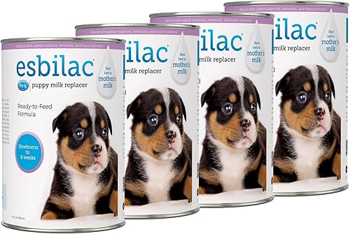 PetAg Esbilac - Líquido reemplazador de leche para cachorros para recién nacidos hasta seis semanas altamente agradable - 11 onzas líquidas -