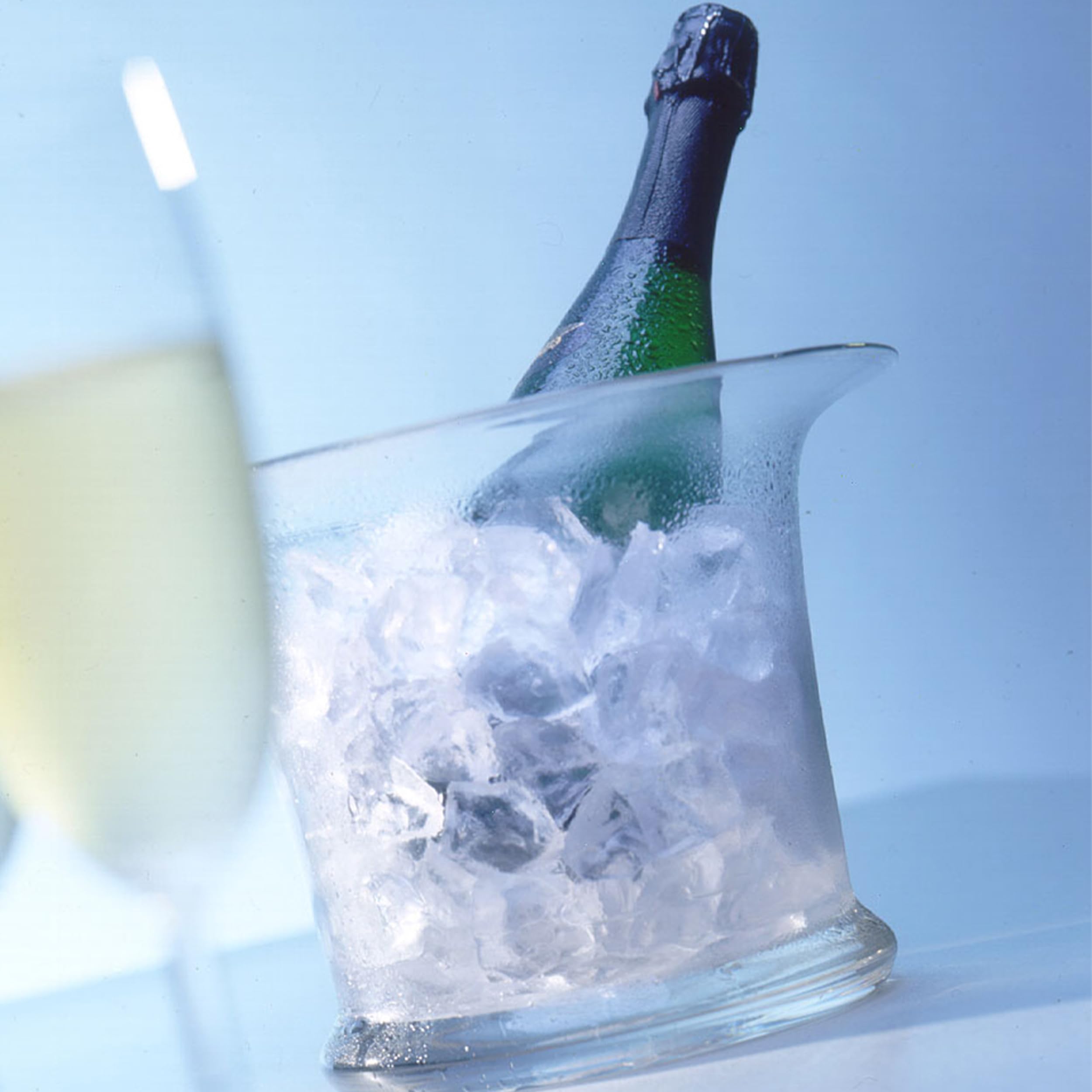 Stölzle Lausitz Enfriador de Vino & Champán Classic Ø 26 cm – Elegante Cubitera de Cristal Soplado – Apto para Lavavajillas & Fabricado en Alemania