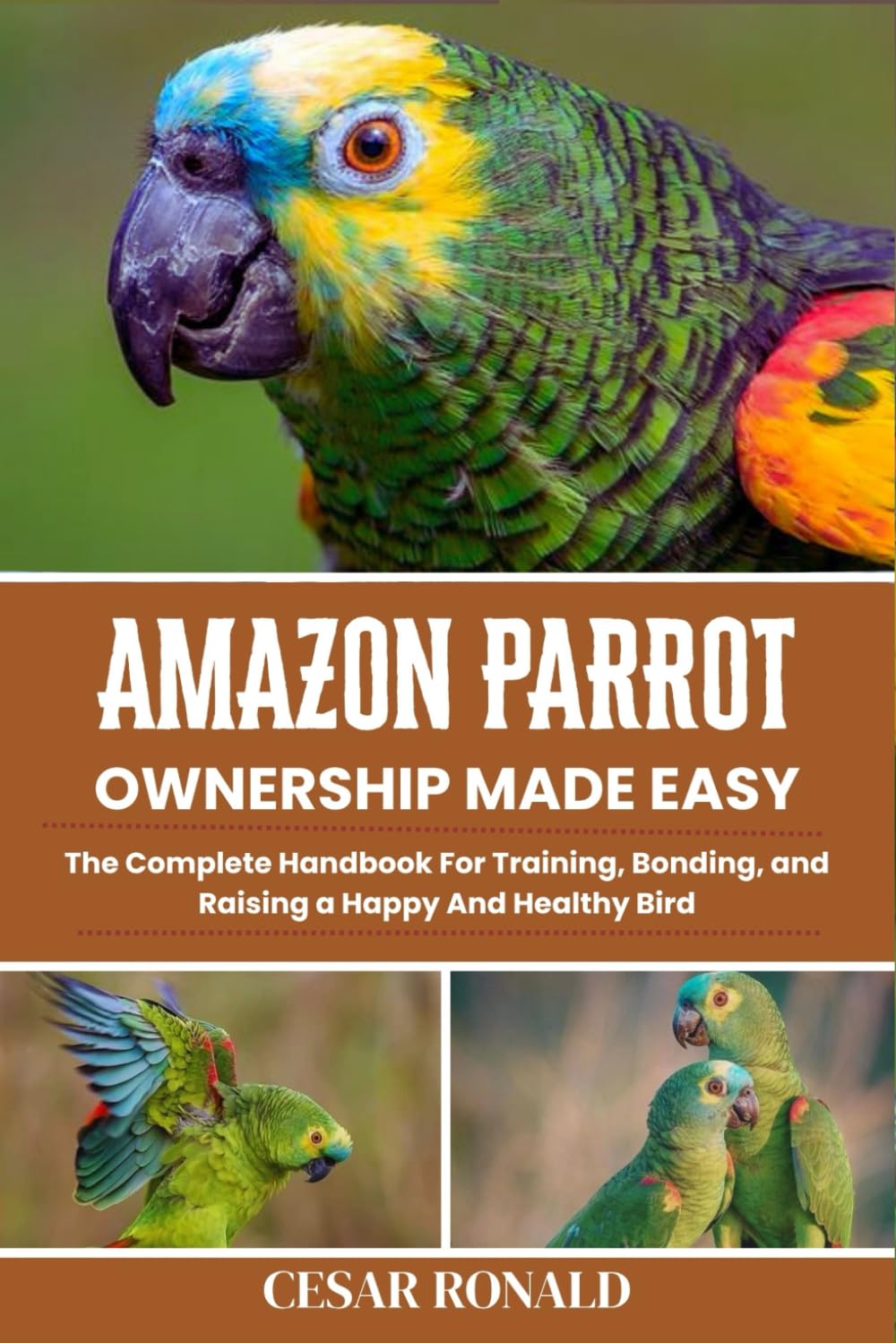 Amazon Parrot Ownership Made Easy: The Complete Handbook For Training, Bonding, and Raising a Happy And Healthy Bird (The Bird Encyclopedia Collection)