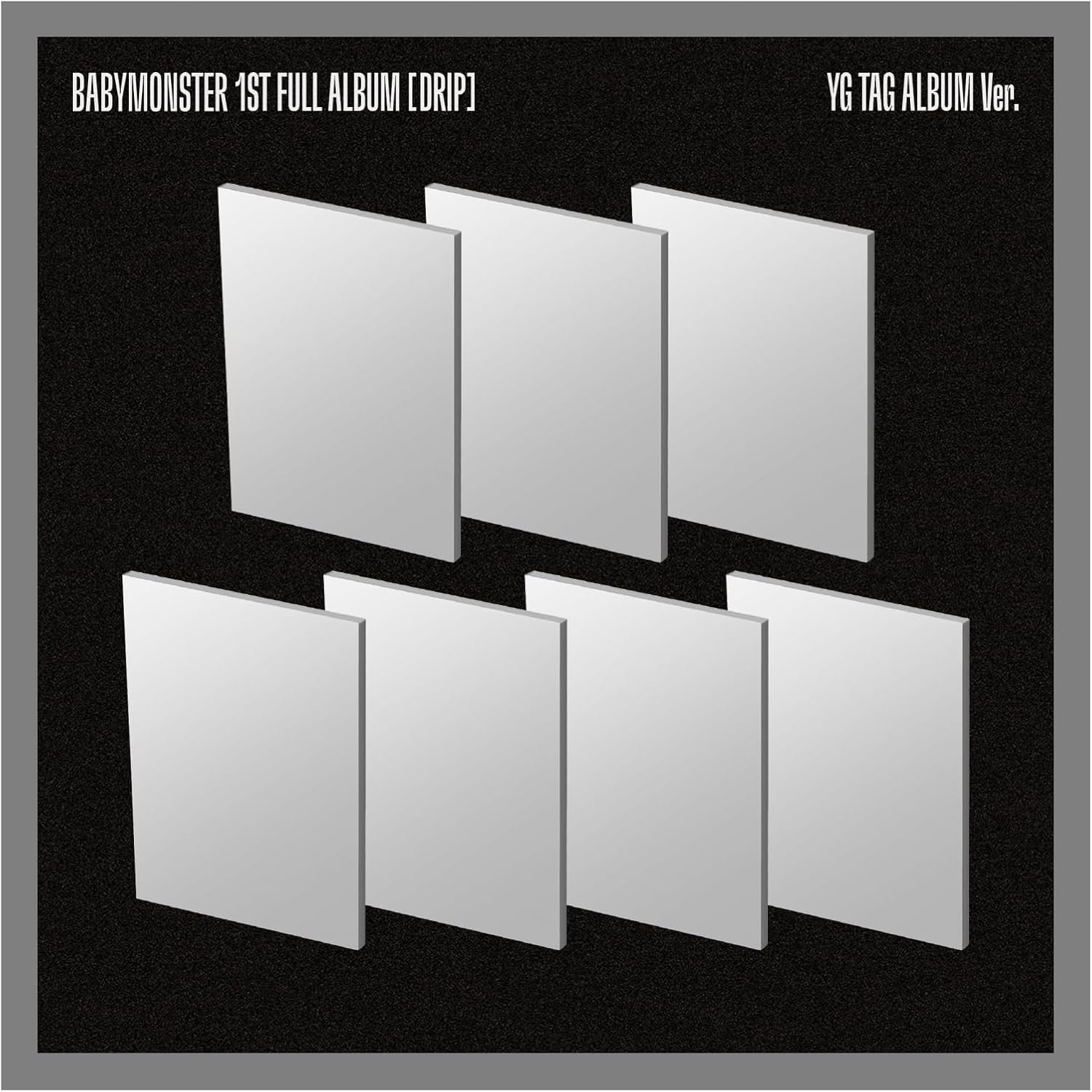 BABYMONSTER DRIP 1st Full Album with Tracking Sealed Baby Monster (Full 9 Ver Set(Binder+Zip Lock+7ea TAG) [with Autograph Photo]