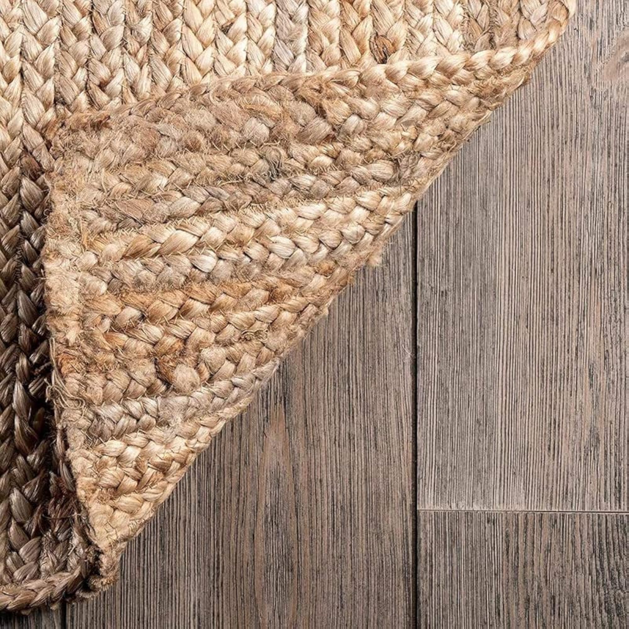 Hand Woven Classic Bedside Runner Jute Carpet
