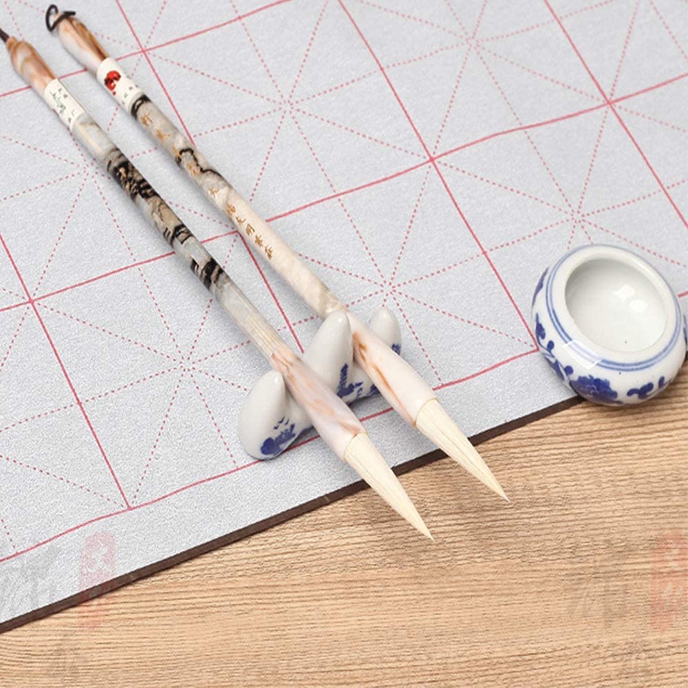 Chińska kaligrafia pędzel pisaki pędzelkowe do kaligrafii pędzle do kaligrafii praktyka imitacja papieru Xuan / wody zestaw ściereczek do pisania pędzle