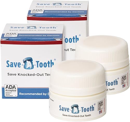 Kit de preservación Previene la pérdida permanente de dientes, ahorra dientes golpeados hasta 24 horas Protector de dientes fabricado en los
