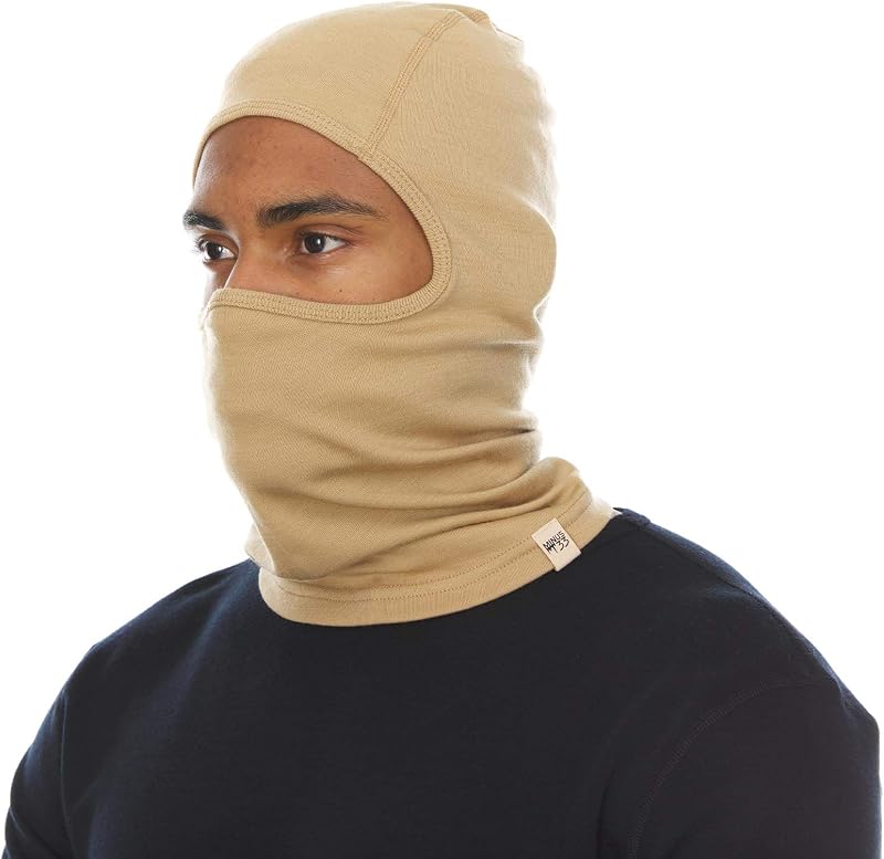100% Merino Wool Balaclava - Winter Ski Mask - Face Mask - Cold Weather Gear