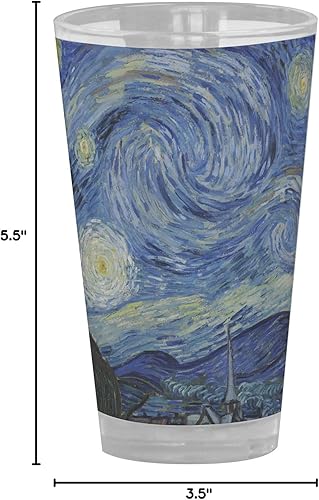Miniatura 4 de The Starry Night (Van Gogh 1889) - Vaso de pinta a todo color