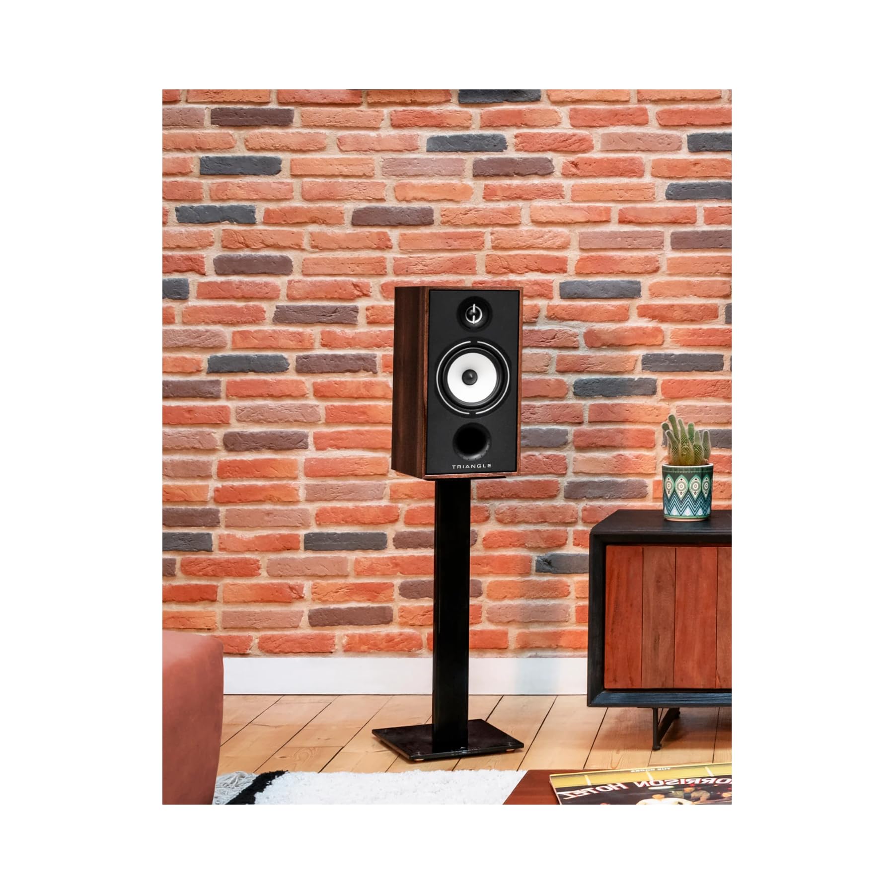 triangle - Hi-Fi Borea BR04 - Altoparlante da scaffale - Potenza 110W - Uscita 91 dB/W/m - Surround Compatibile per Home Cinema - 220 x 425 x 314 mm - Castagno (Coppia)