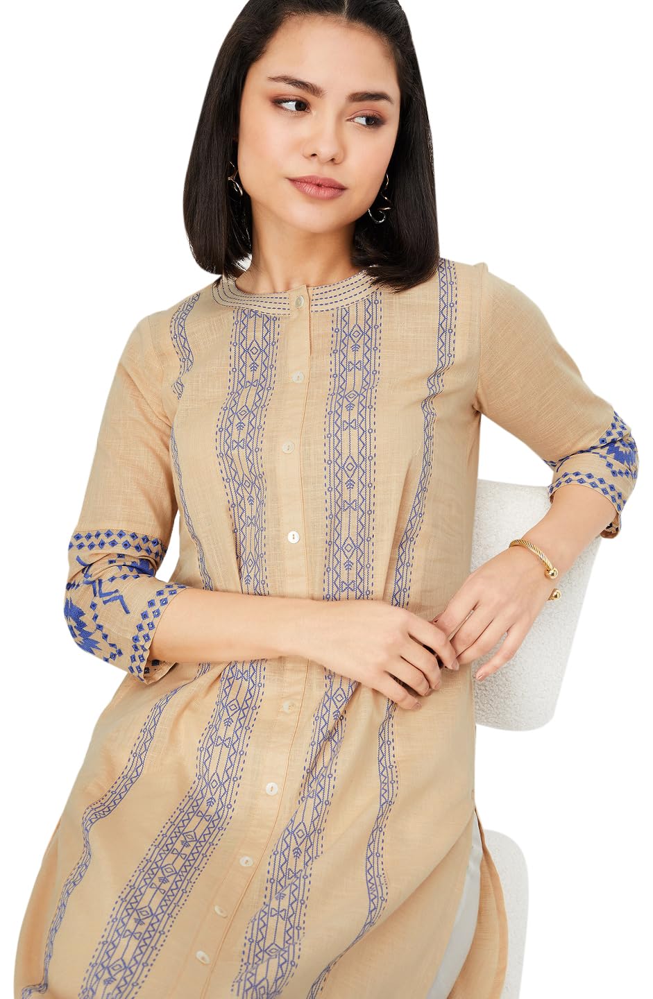 max Women's Cotton Regular Fit Casual Kurta-picture-32