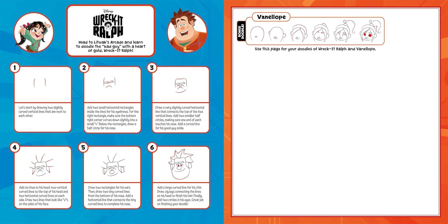 Disney Doodles: Learn to Draw Favorite Disney Characters: with a Built in Easel image 5