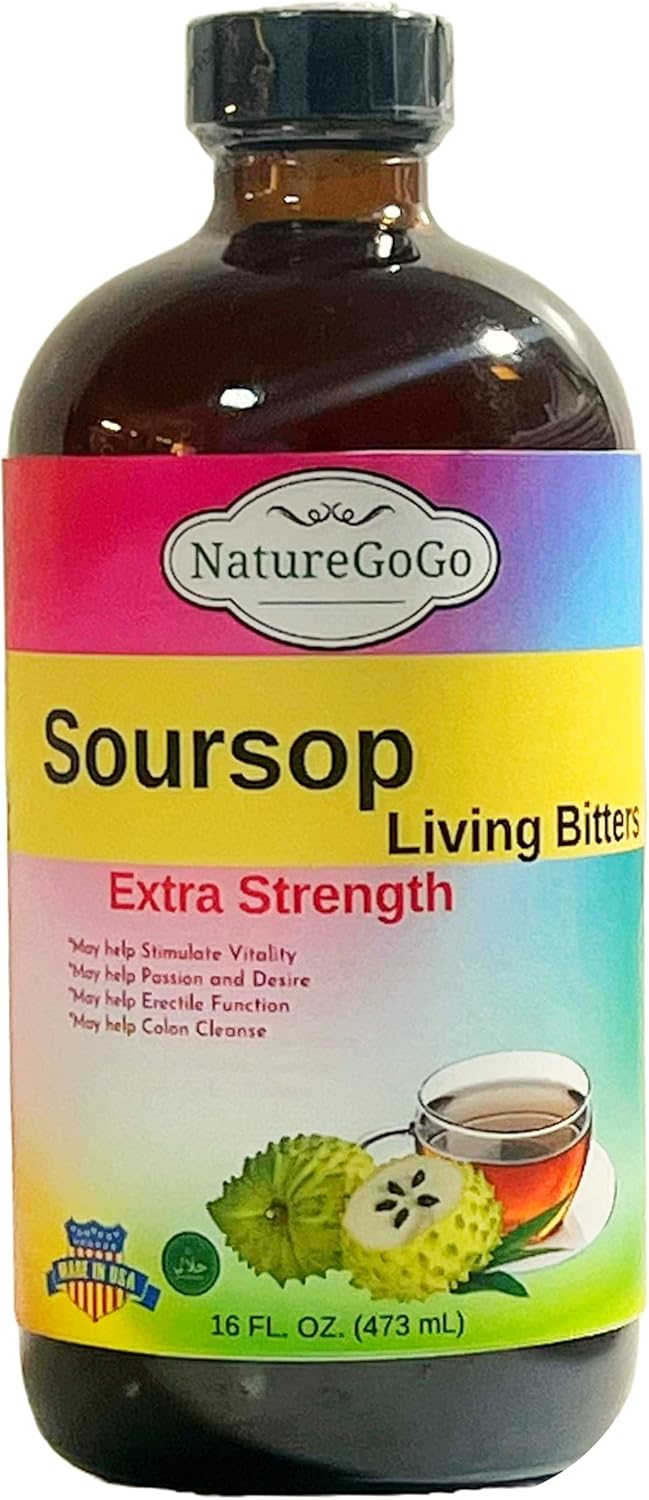 Amazon.com: NATUREGOGO Soursop Bitters Liquid Natural Wellness Liquid ...
