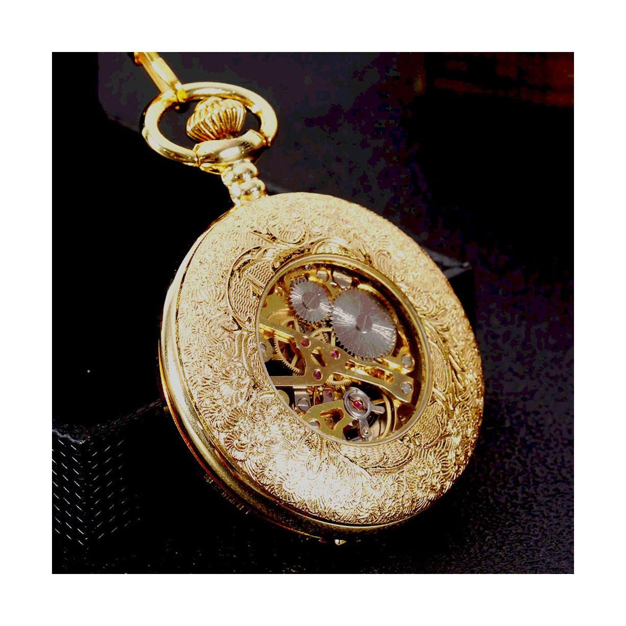 Reloj de bolsillo antiguo con tapa vintage reloj de cuarzo para caballero