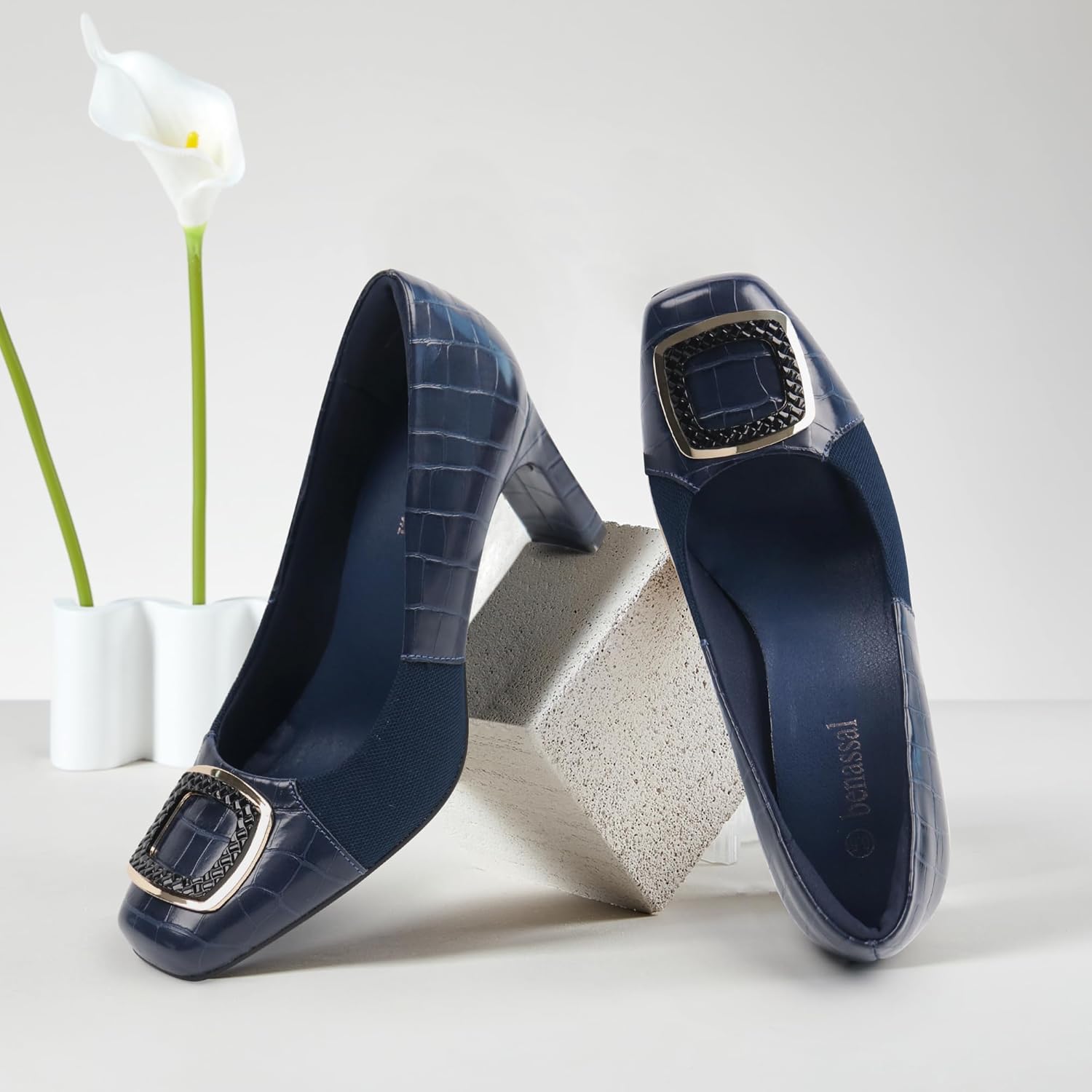 Women Dress Pumps Orthotic Heels Orthopedic Bunion Shoes - Image 3