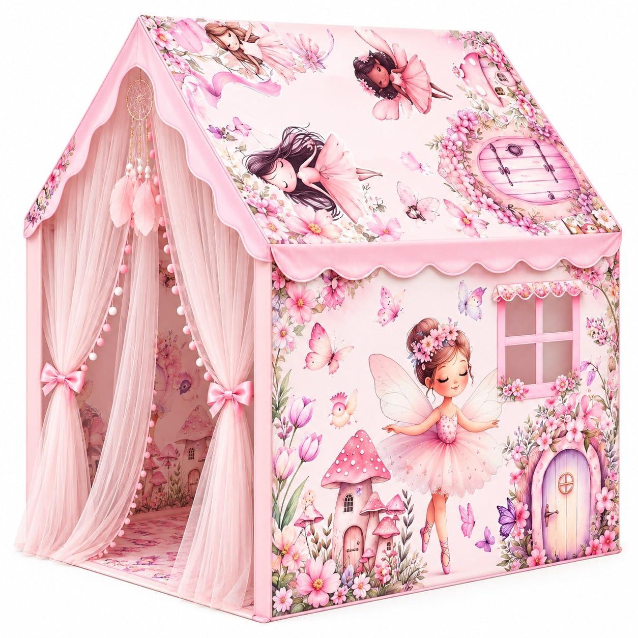 Kids Play Tent House - Colorful & Foldable! -14