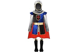 ReliBeauty Kids Knight Costume, A Time-Traveling Adventure for Aspiring Heroes Aged 10-12