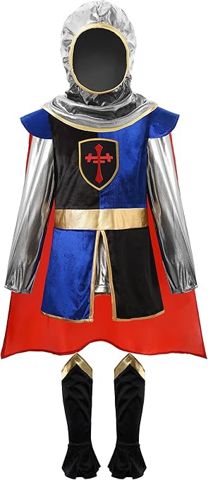 ReliBeauty Kids Knight Costume for Boys and Girls