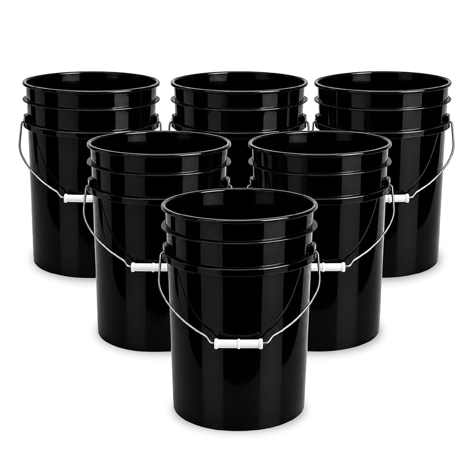 ePackageSupply 5 Gallon Bucket - Food Grade Bucket Lid Not Included, Black