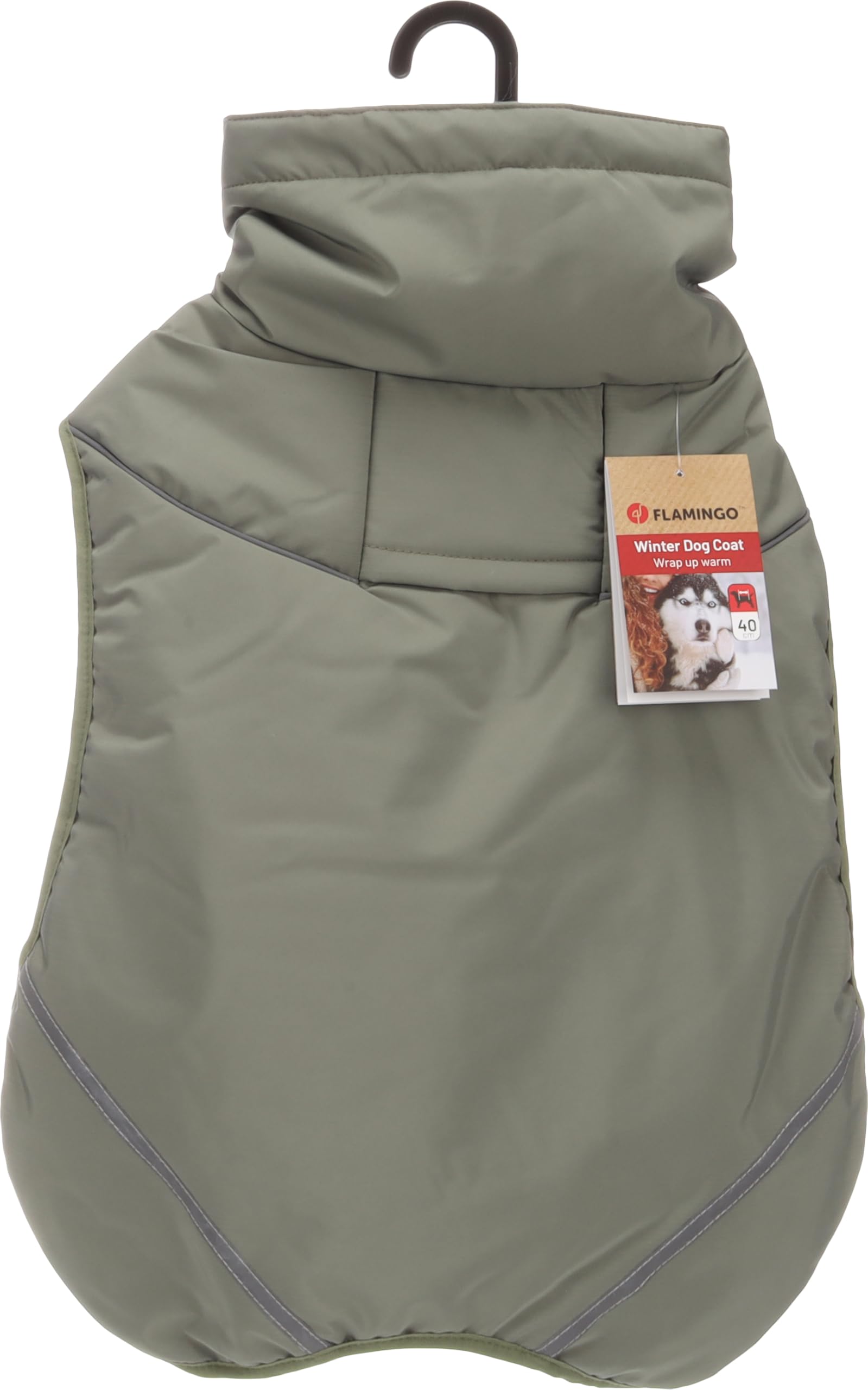 Flamingo Cujo Winter Coat Green 40 cm