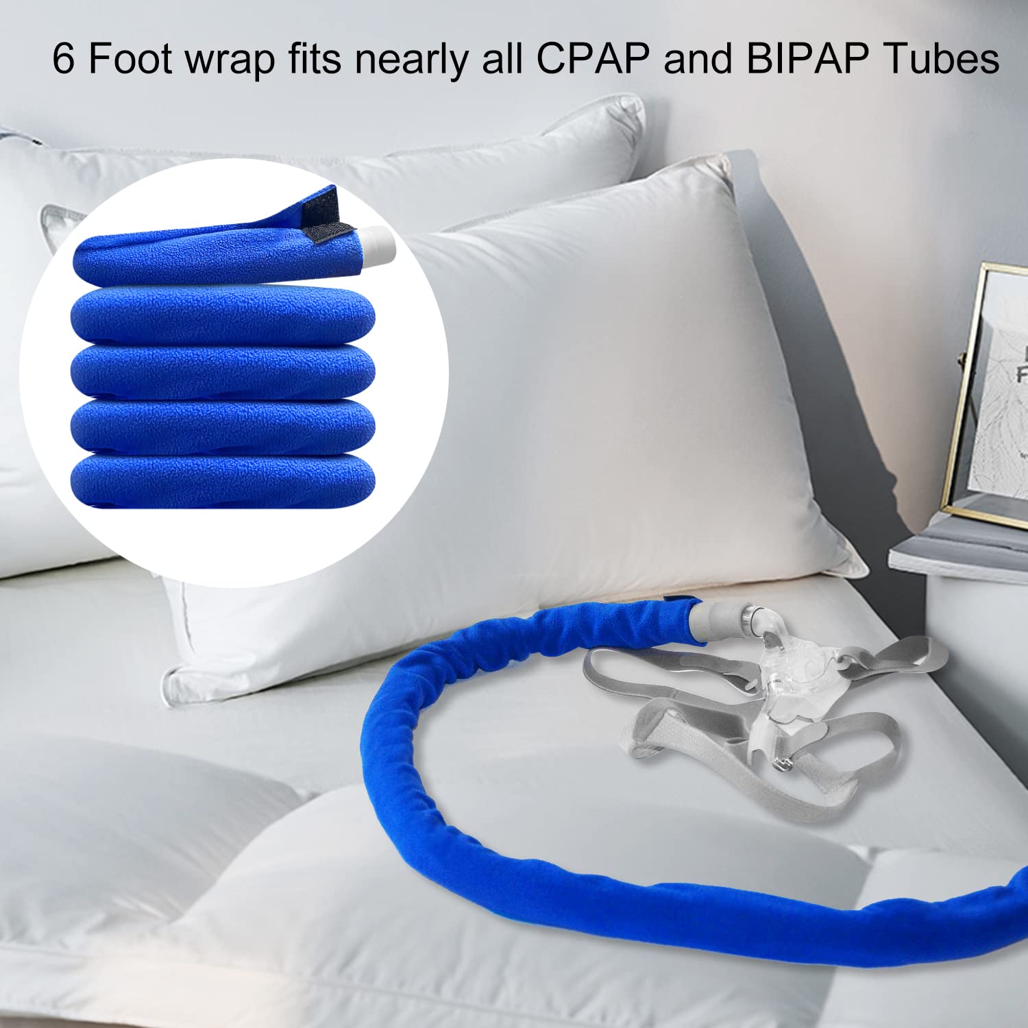 6 Feet CPAP Hose Cover Prevents Water Condensation In