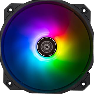 SilverStone SST-SF160B-ARGB - Shark Force Leistungsverstärkter 160-mm-PWM-ARGB-Lüfter