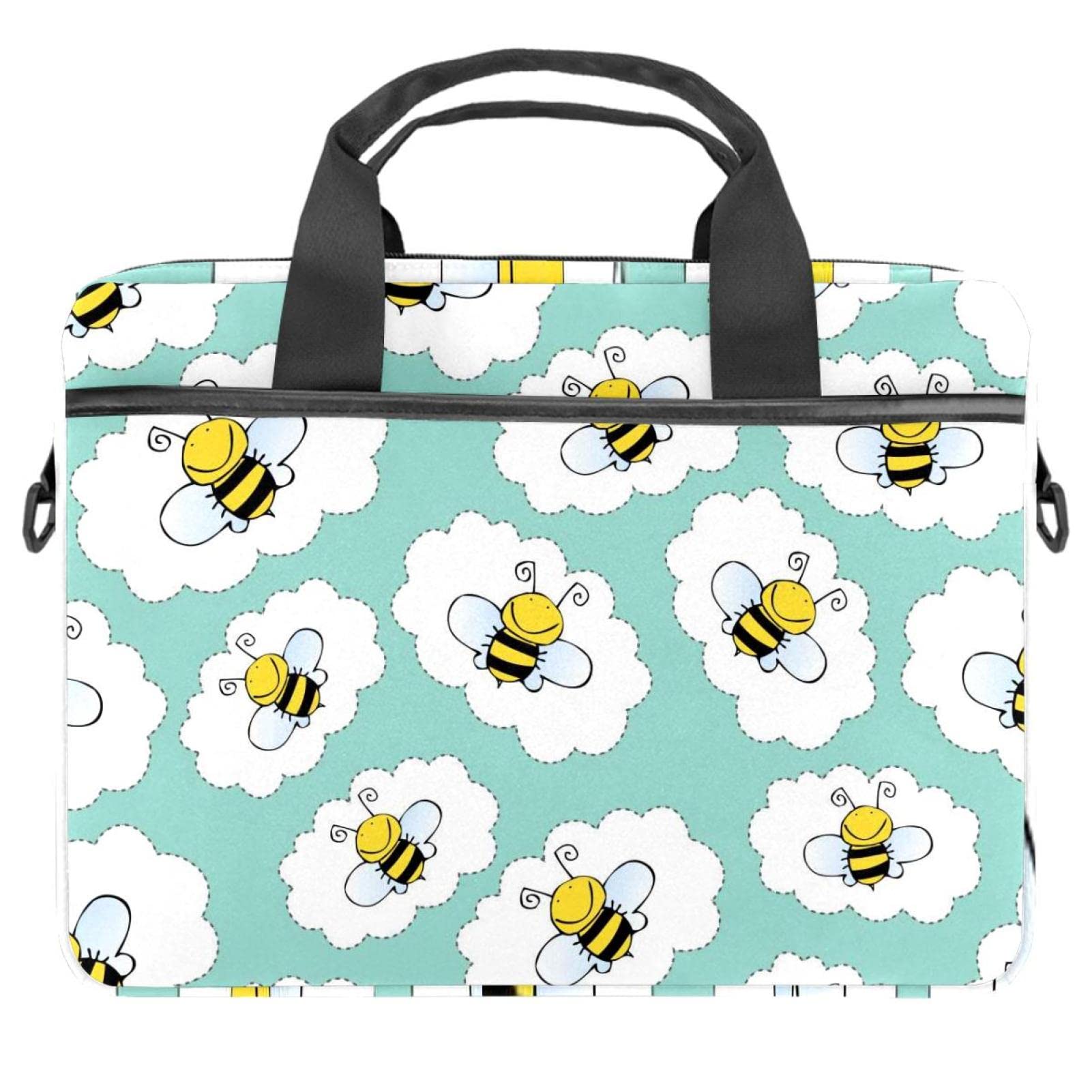Sacoche ordinateur portable 13 pouces Bees avec bandoulière robuste - 7