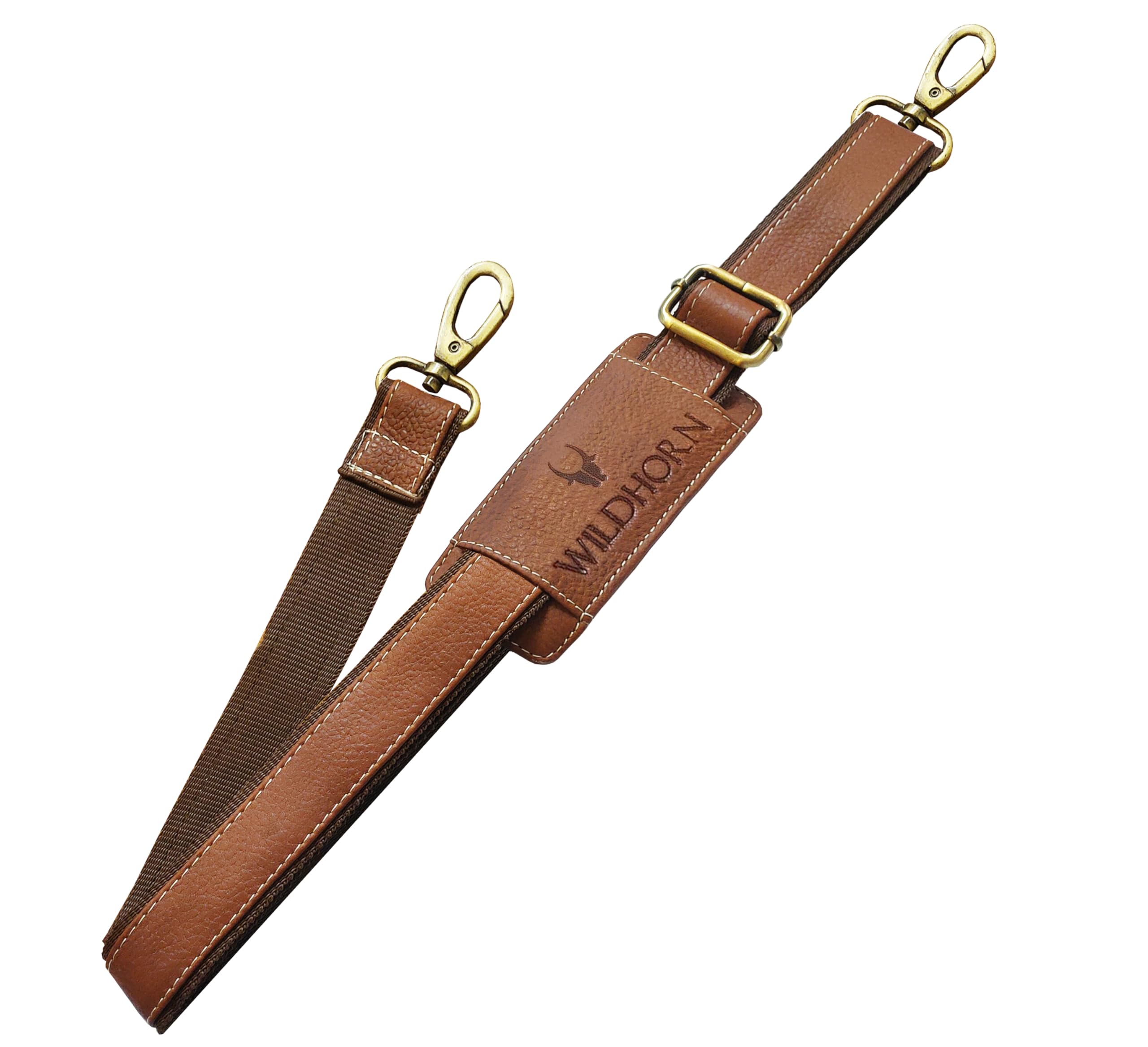 wildhorn Leather Strap Replacement for Laptop Messenger Bags I 52 inch Strap-picture-20