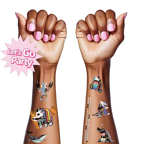 Miniatura 8 de Suministros de fiesta semi-skele tatuajes temporales  Regalo para Halloween  Estilos de purpurina de tatuajes de aluminio  Diseño hecho a mano