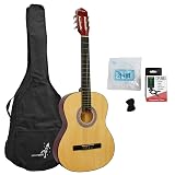 Rocket CG44PACK Zestaw z Gitarą Klasyczną, Drewno/Czarny, Rozmiar 4/4