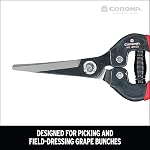 Corona AG4940 Long Curved Snip, Tempered Steel