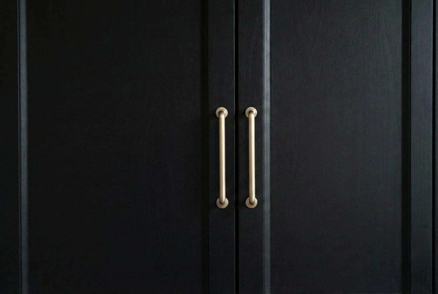 Goo-Ki Champagne Bronze Cabinet Pulls, 5 Inch Modern Industrial Zinc Alloy Drawer Handles with Decorative Screw Detail, Heavy Duty Hardware for Kitchen Cabinets, Bathroom Vanity, and Dresser (6 Pack)