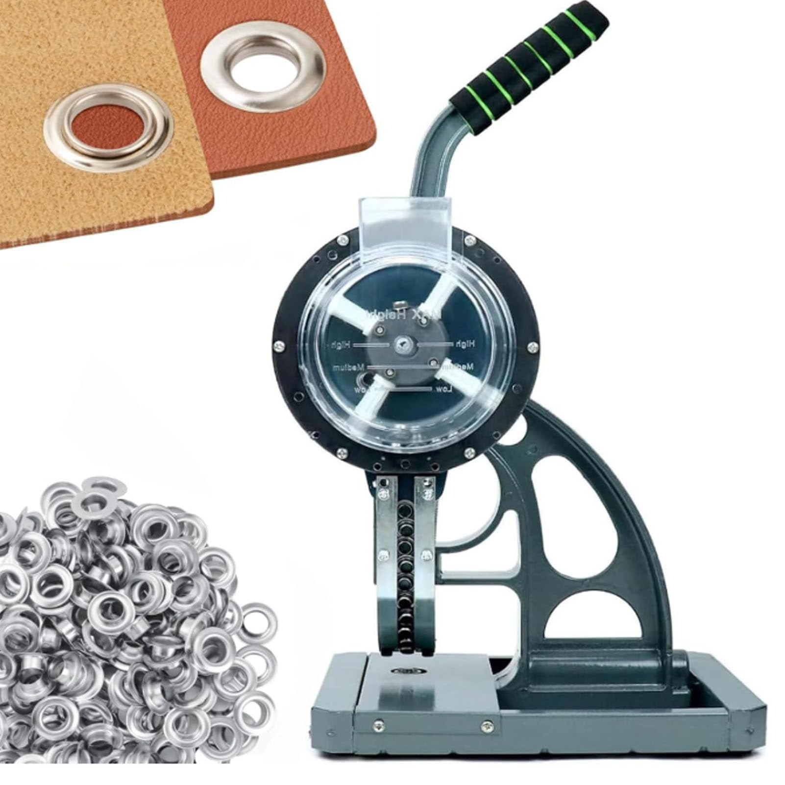 Pressa manuale per occhielli, macchina manuale per l'applicazione 8mm