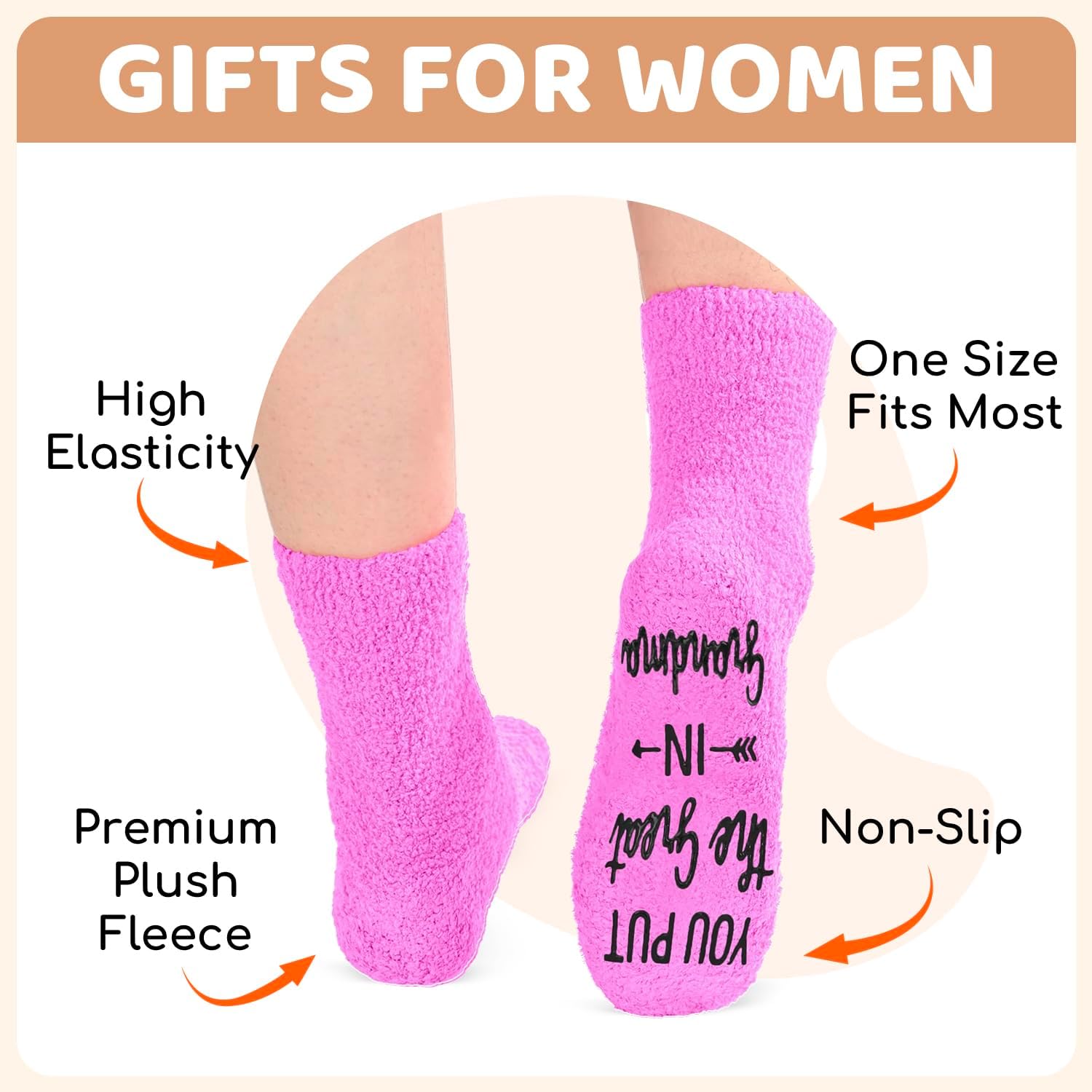 HAPPYPOP Mothers Day Socks - Gifts for Sister Mom Daughter in Law, Godmother Socks - Image 5