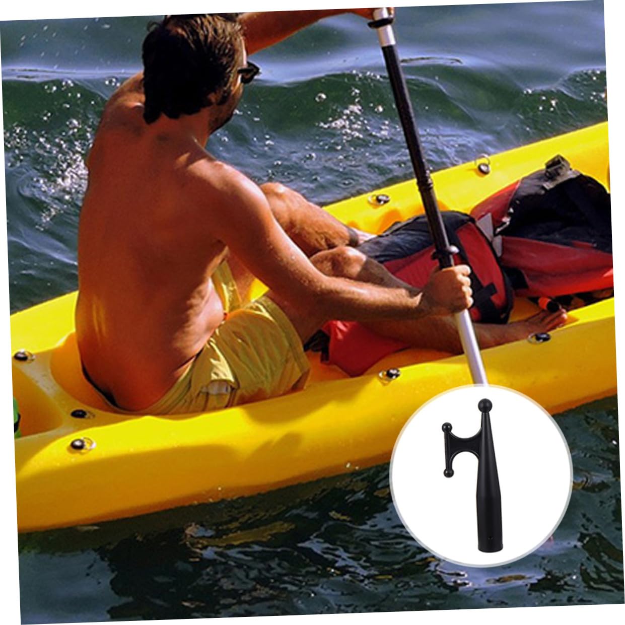 Sosoport Gancio Nylon per Barche E Kayak Accessorio Resistente per Ormeggio E Recupero Compatibile con Supporti per Casa