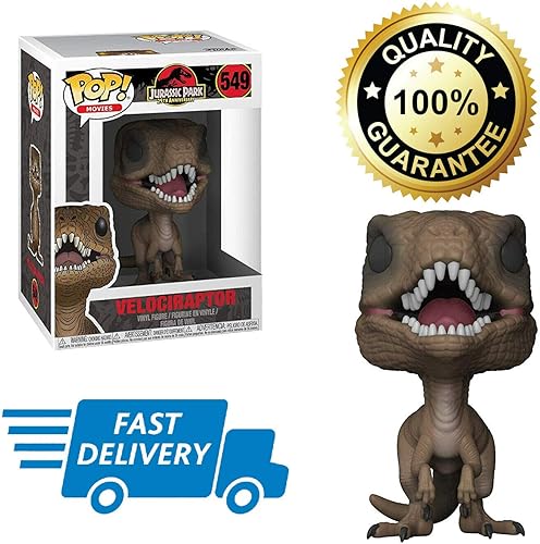 Miniatura 6 de Funko Pop! Movies: Jurassic Park - Figura coleccionable de Velociraptor