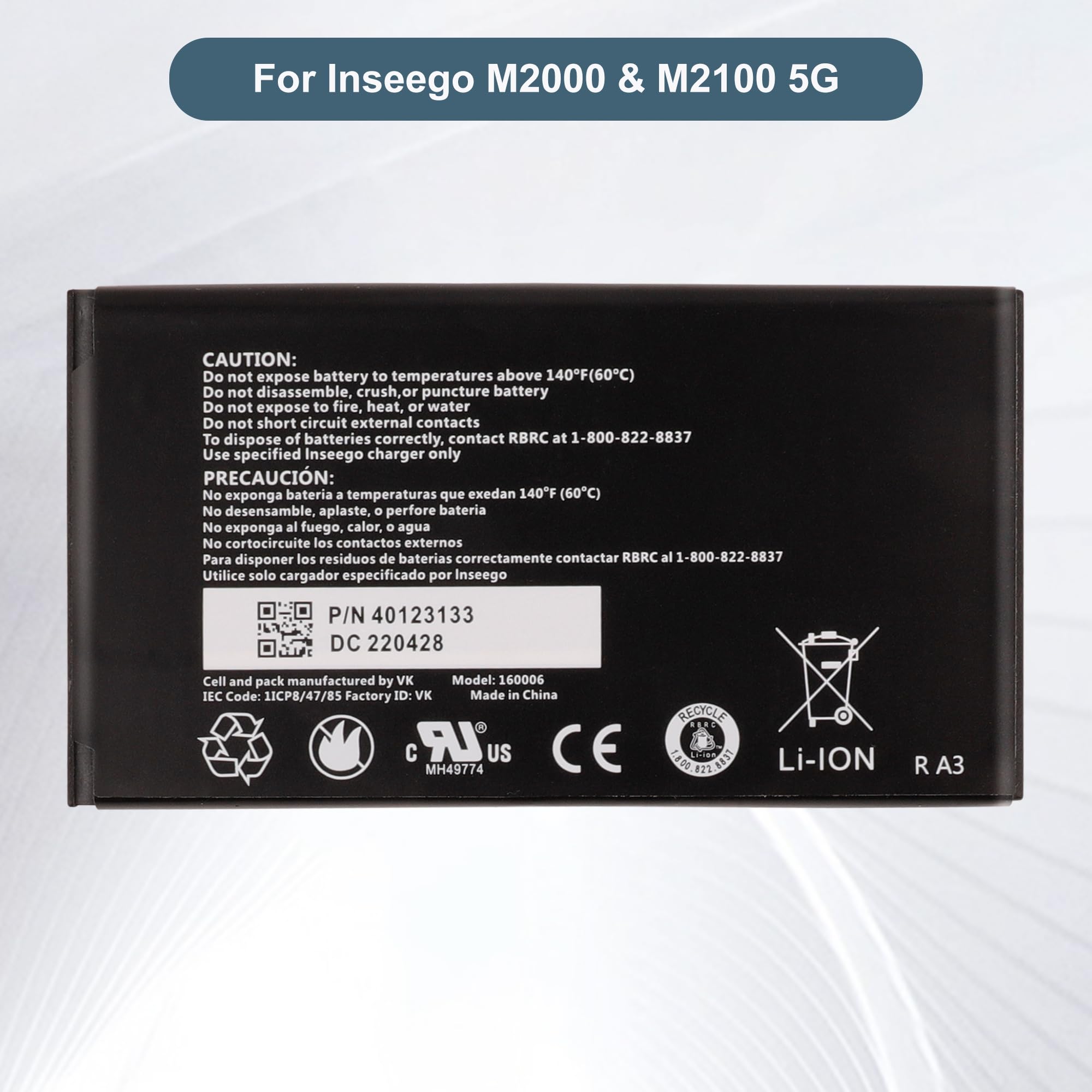 Amazon.com: E-YIIVIIL Replacement Battery 160006 Battery
