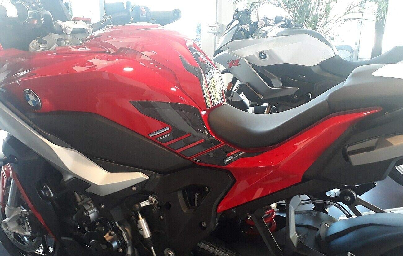 LABELBIKE 3D Motorrad Tankaufkleber kompatibel mit BMW