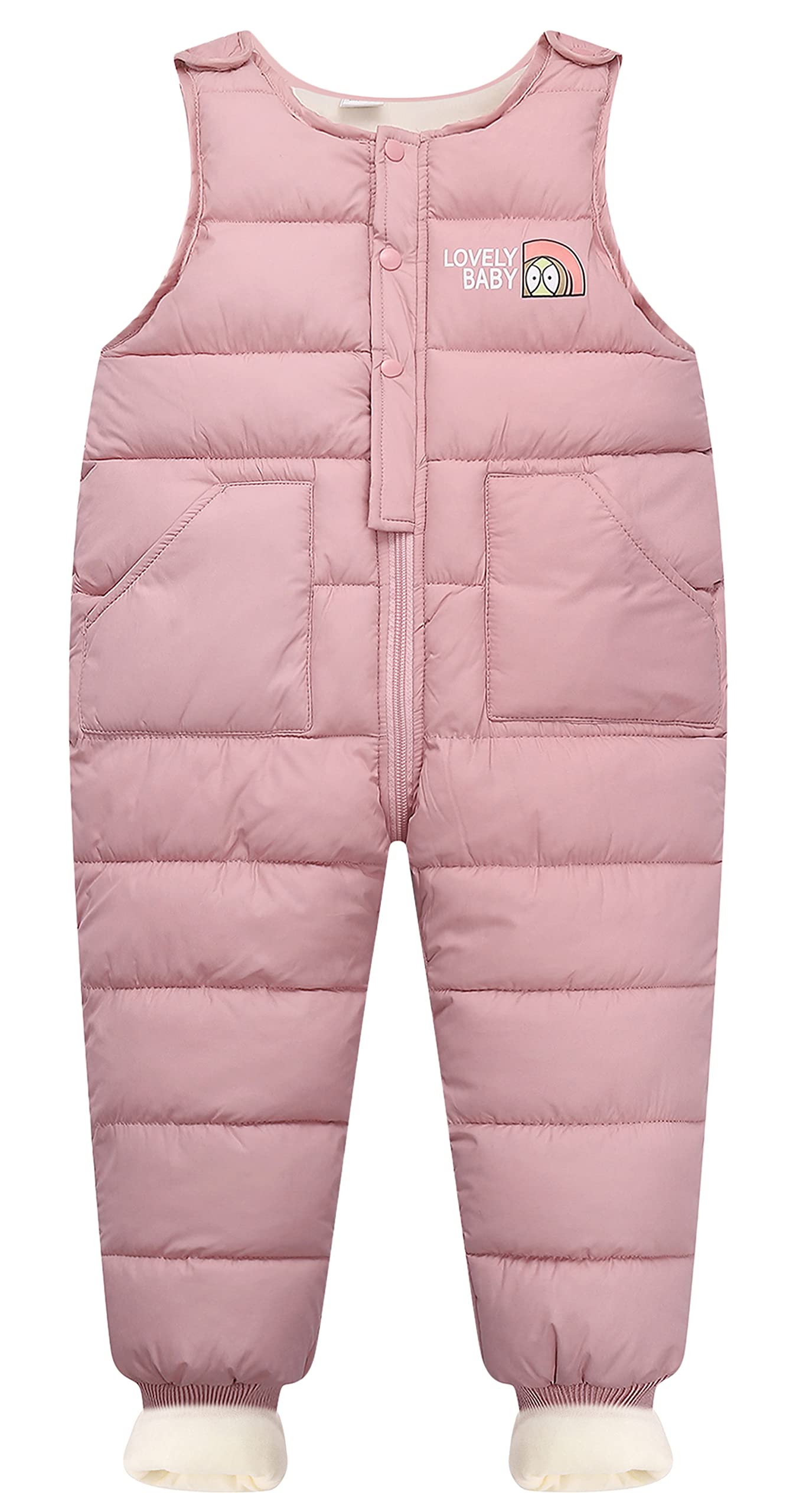 Pantalon De Neige Bébé Garçon Fille - Duvet Léger, Coupe-Vent, Chaud - Taille 74 - Vêtement Hiver Enfant