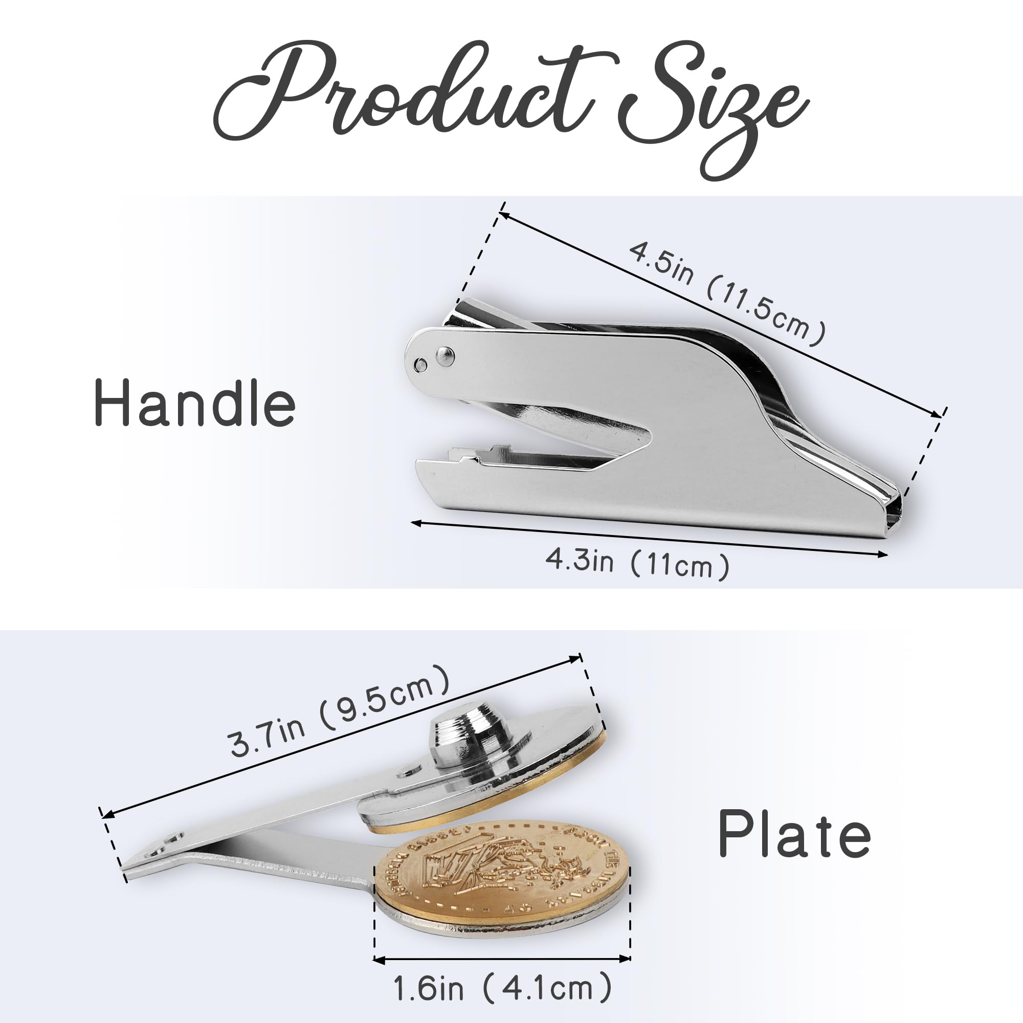 Book Embosser Personalized | Custom Embosser Stamp for Wedding | Storage Box & 10 Gold Stickers | from The Library of | Book Lover Gifts