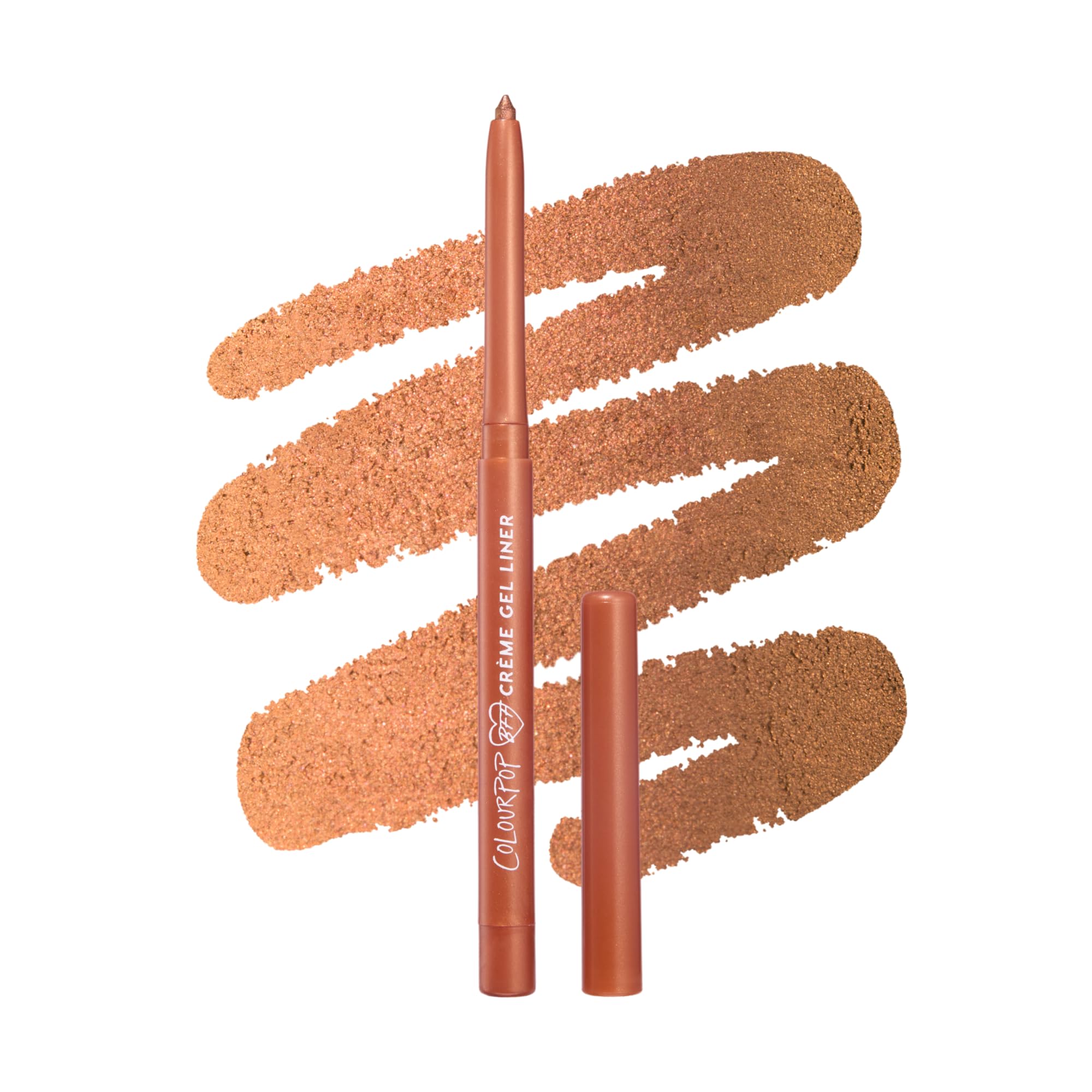 ColourPop Crème Gel Waterproof Eyeliner, Cinnamon Toast, 0.01 oz