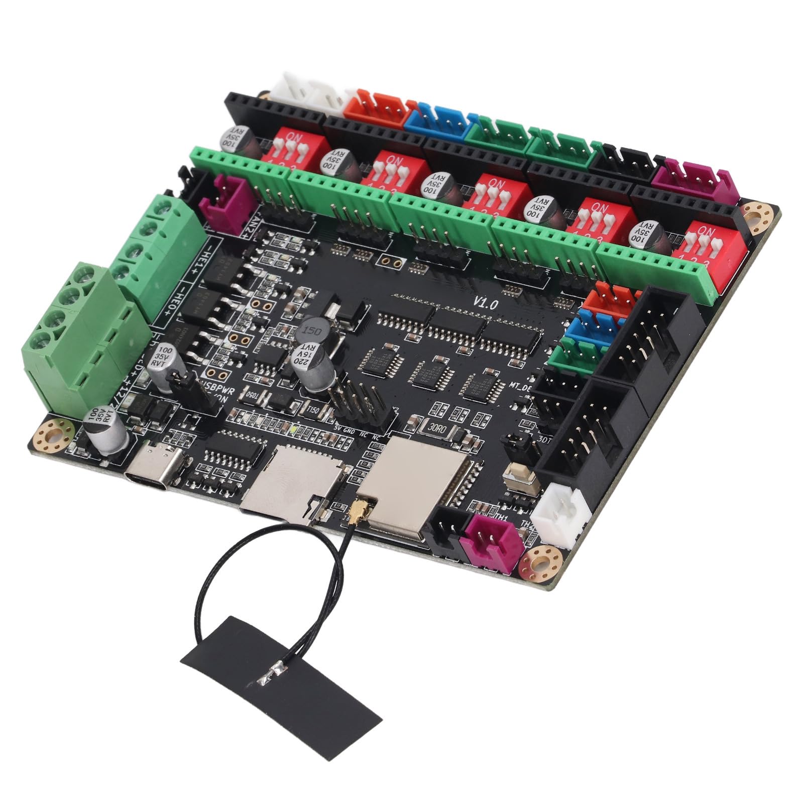 Carte de Contrôle Principale D'imprimante 3D avec ESP32 WIFI et MCU 240 MHz pour MKS TinyBee MINI12864