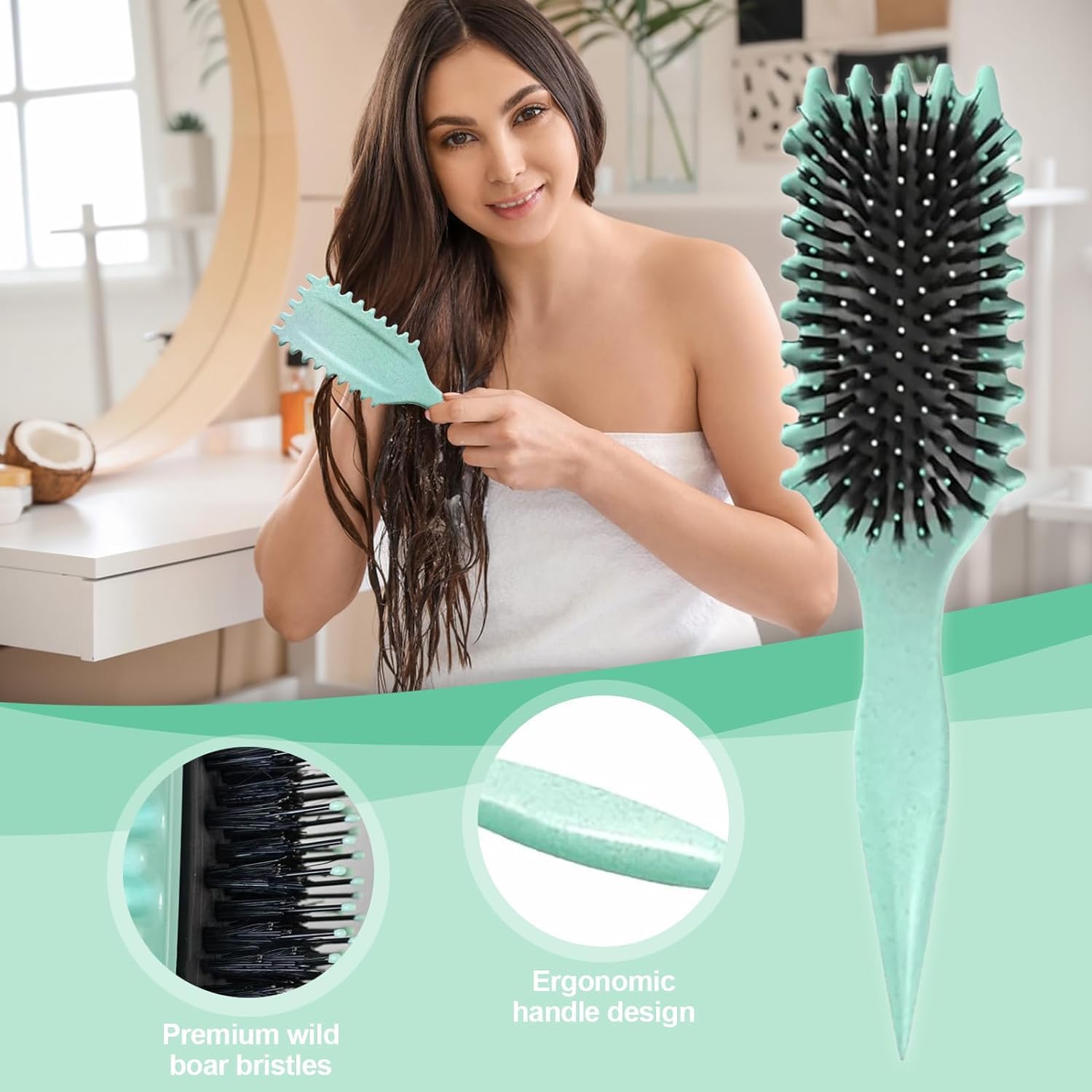 Amazon | AIRFULAE バウンスカールディファインスタイリングブラシ