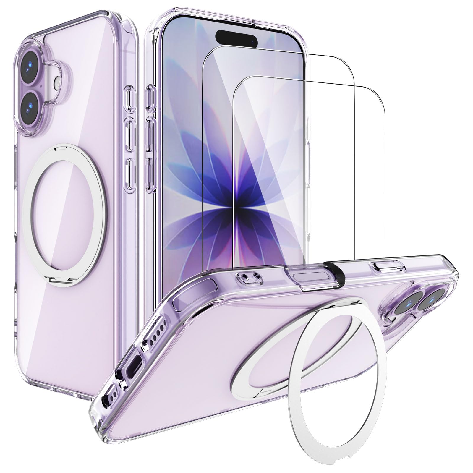 Amazon.co.jp: 【1個+2枚セット】For iPhone 17 ケース(1個·MagSafe
