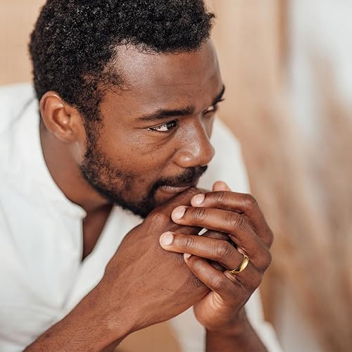 Miniatura 5 de King Will Anillo de carburo de tungsteno para hombre y mujer, 1.5mm, 2mm, 4mm, 6mm, 8mm, chapado en oro de 24k, chapado en oro rosa, acabado pulido,