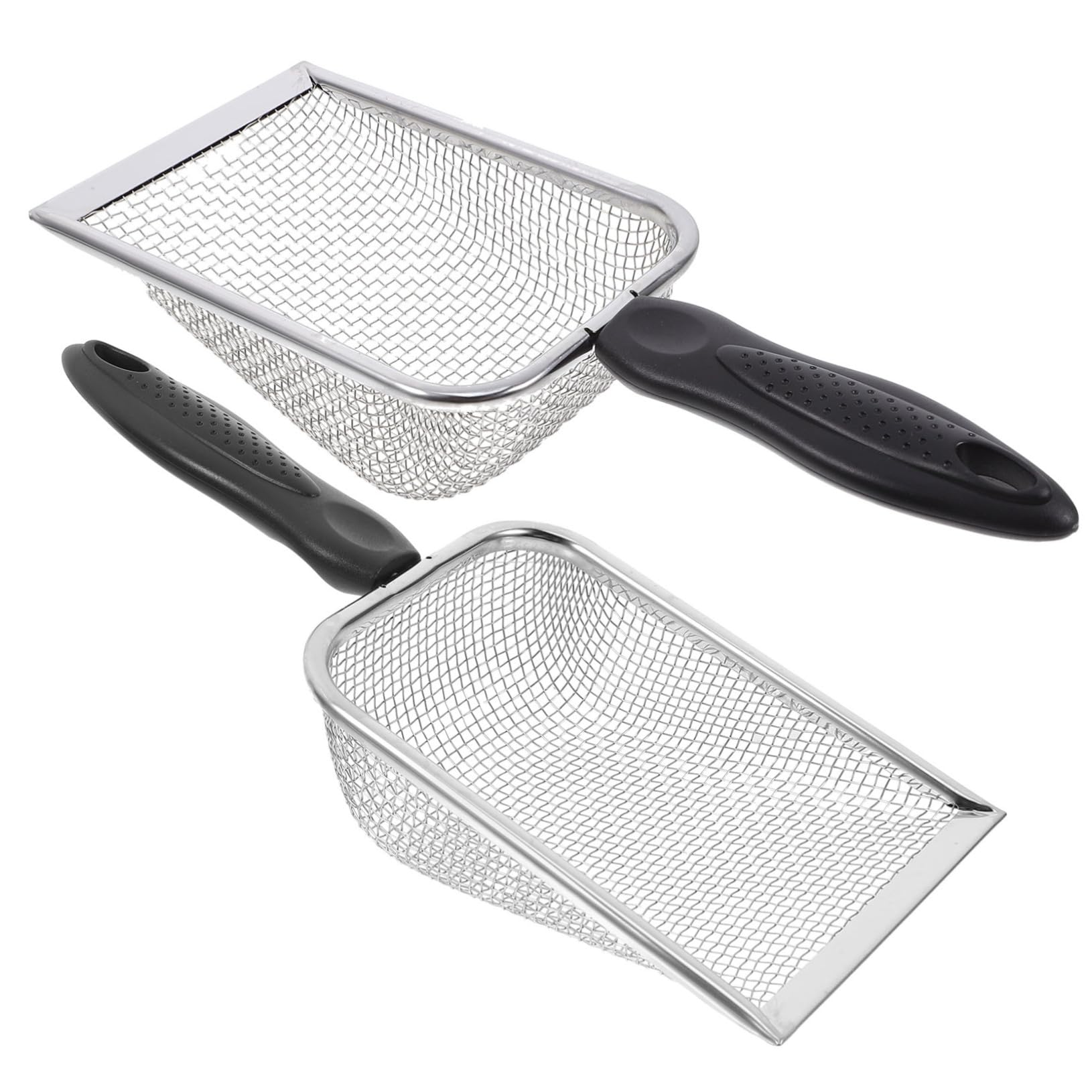 HONMEET 2pcs Beach Mesh Shovel Multi Use Sand Shovel for Easy Shell Collecting Cleaning for Beach Lovers Outdoor Fun